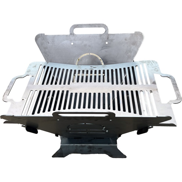 Grill ogrodowy stalowy