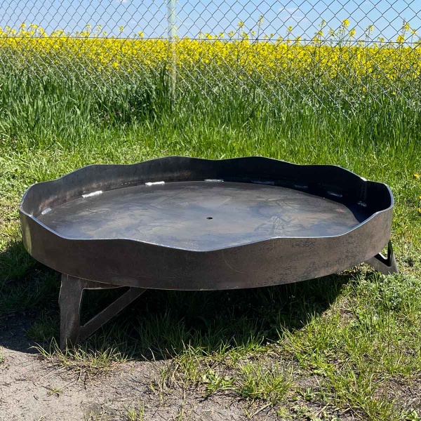 Okrągłe palenisko stalowe