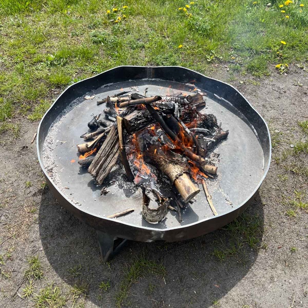 Okrągłe palenisko stalowe