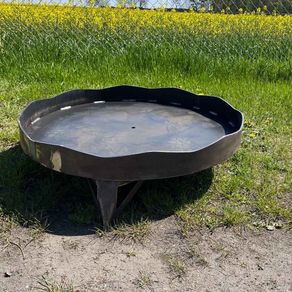 Okrągłe palenisko stalowe